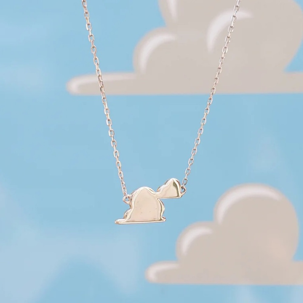 Toy Story Cloud Necklace Disney Silver